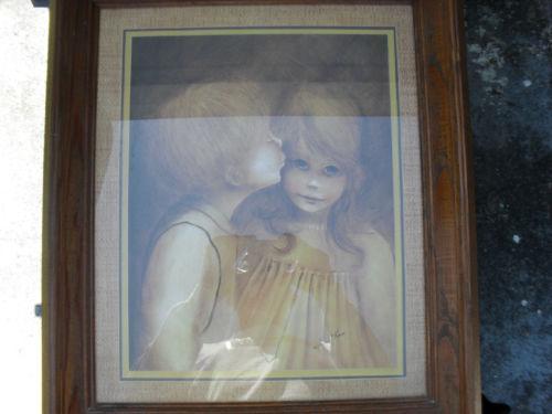 500x375 Margaret Kane Prints Ebay - Boy Kissing Girl Painting