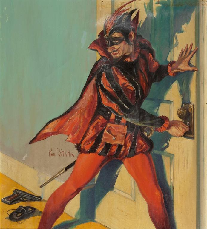 693x768 Paul C. Stahr - Boy Kissing Girl Painting