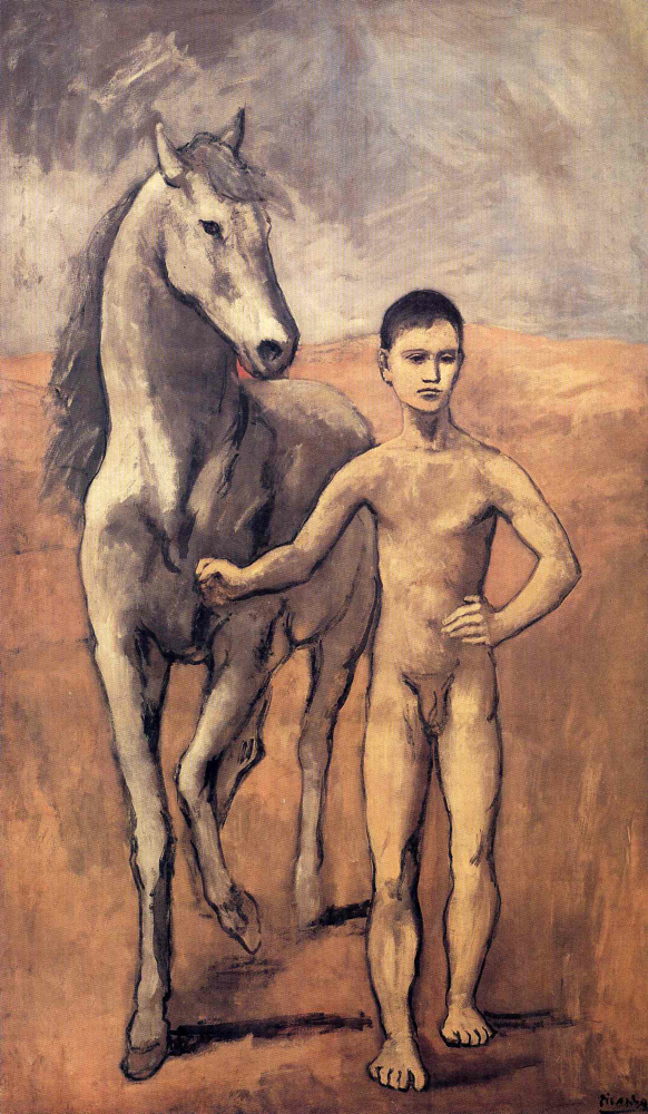 582x1000 Epph Picasso's Boy Leading A Horse (1906) - Boy Leading A Horse Painting
