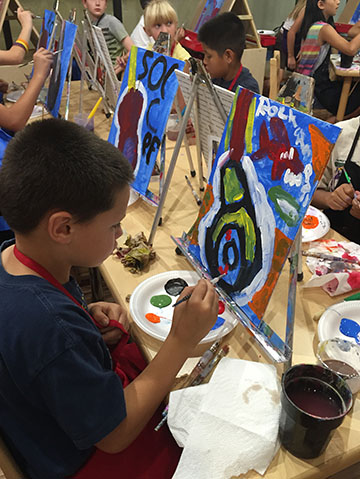 360x479 Boy Painting Guitar Littleredhen - Boy Painting