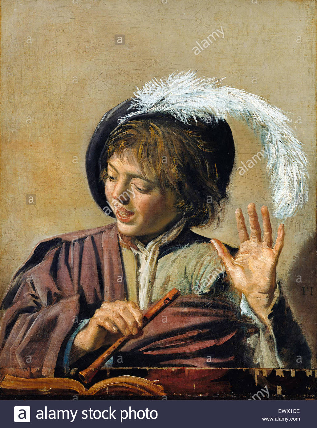 1029x1390 Frans Hals, Singing Boy With Flute. Circa 1623. Oil On Canvas - Boy Playing Flute Painting