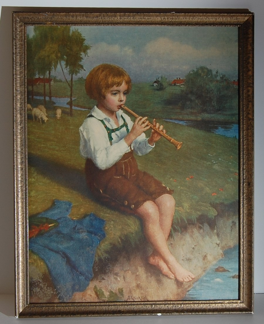 Boy Playing Flute Painting At PaintingValley Com Explore Collection   Boy Playing Flute Painting 25 