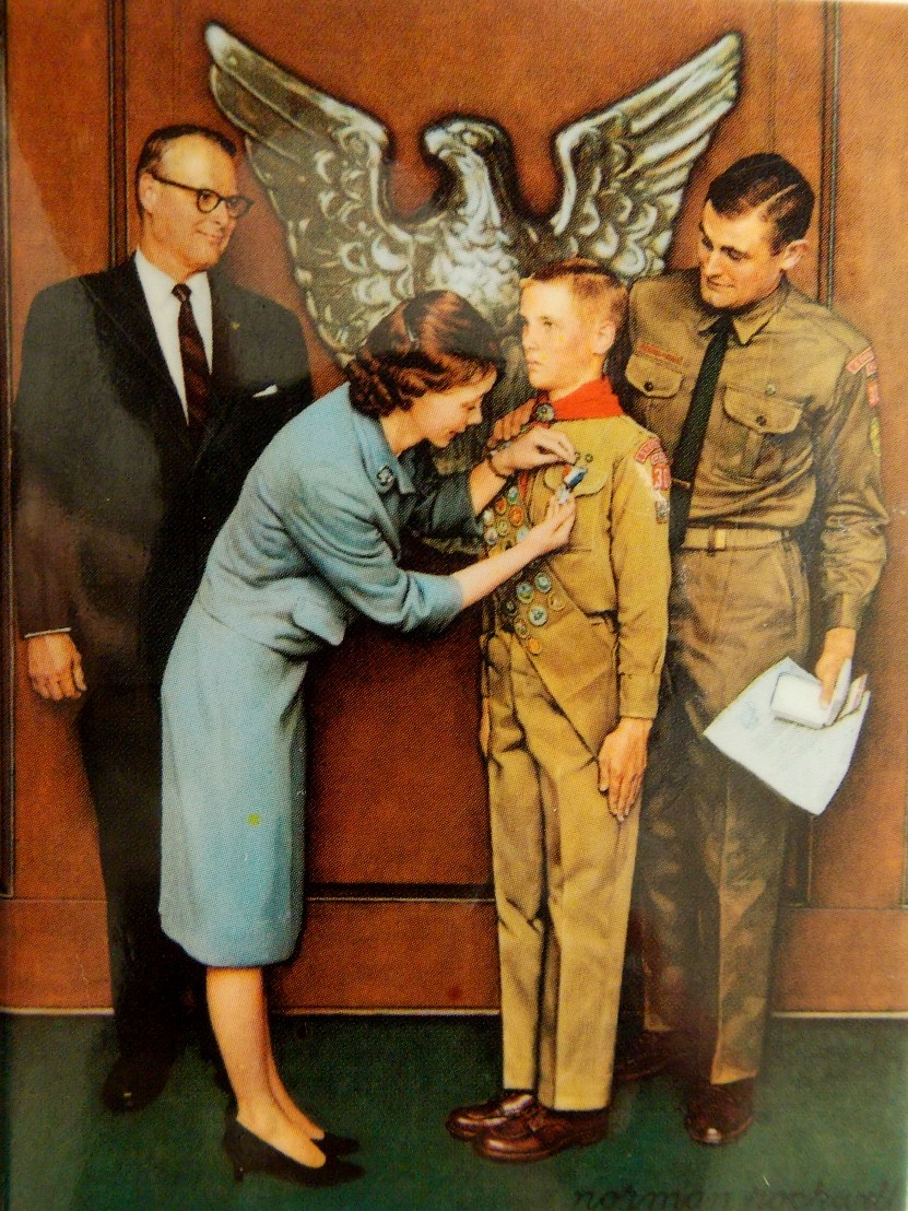 831x1108 Spherical Model Defending The Boy Scouts, Part Ii - Boy Scout Painting