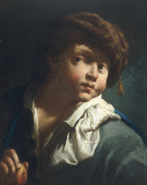 478x600 D.fedelil Boy With Apple Paint. C18 - Boy With Apple Painting