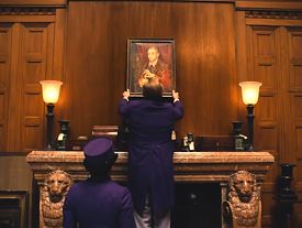 275x207 Obscenities As A Leap To Reality In The Grand Budapest Hotel - Boy With Apple Painting