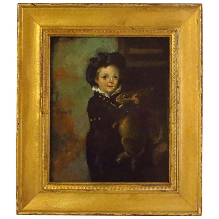 Boy With Rabbit Painting At PaintingValley Com Explore Collection Of   Boy With Rabbit Painting 4 