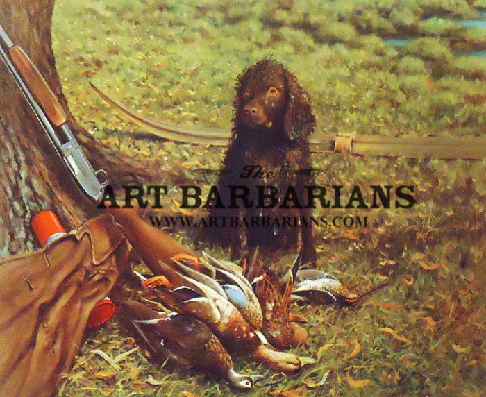 700x572 Wildlife Art Prints Plus Original Paintings With A Wide Selection - Boykin Spaniel Painting