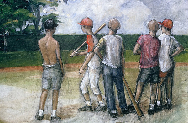 600x392 Sandlot Boys - Boys Painting
