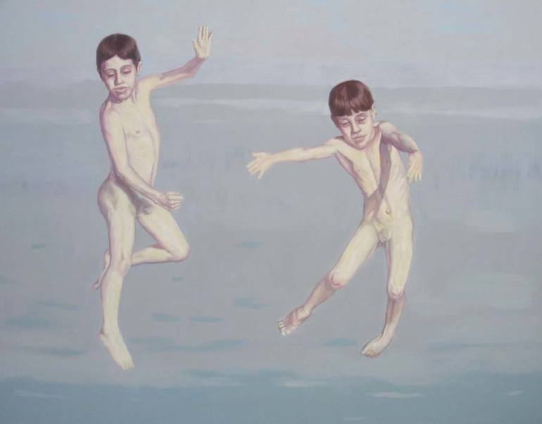 770x603 Saatchi Art Boys Painting By Julita Malinowska - Boys Painting