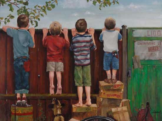 550x409 The Boy - Boys Painting