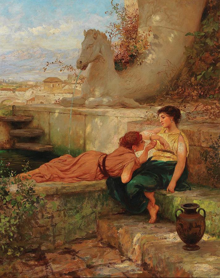 712x900 The New Bracelet Painting By Henryk Siemiradzki Workshop - Bracelet Painting