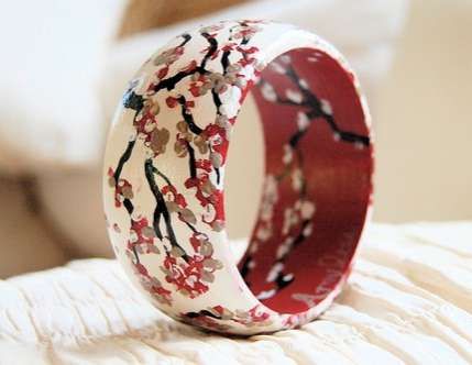 429x332 Diy Bracelet Painting Bangle, Bracelets And Woods - Bracelet Painting