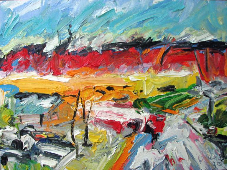 770x578 Saatchi Art By The Van Place Painting By Thomas Brady - Brady Painting