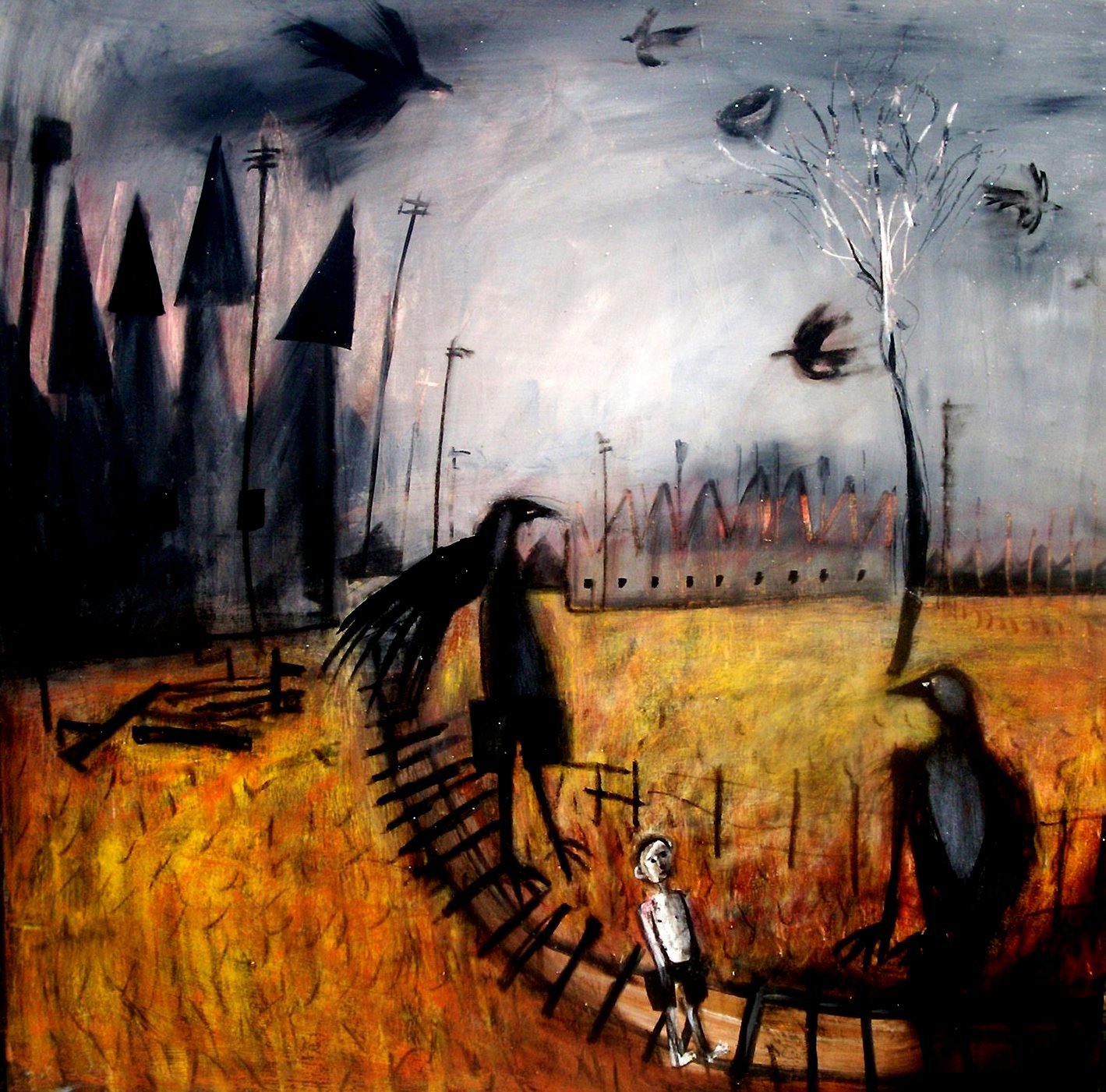 1419x1401 Combustusglenn Brady, Painter, Queensland, Australia - Brady Painting