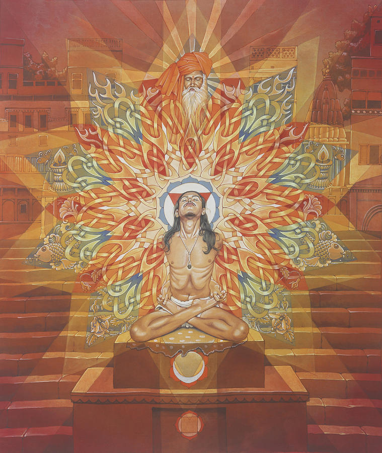 759x900 Brahma Granthi Painting By Pieter Weltevrede - Brahma Painting