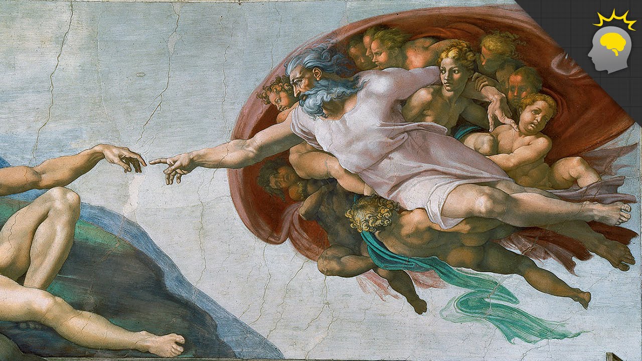 1280x720 The Brain God Of Renaissance Art - Brain Painting