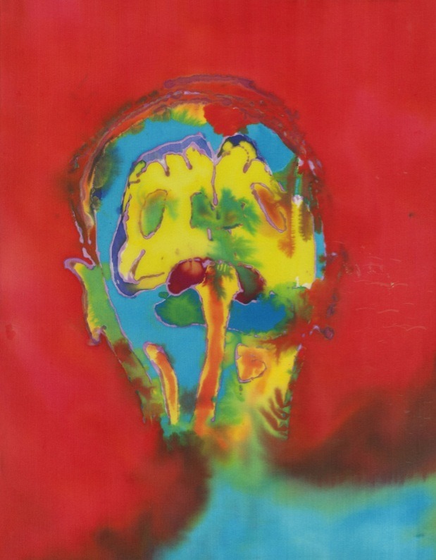 619x795 University Of California Research Portrait Of The Artist'S - Brain Painting