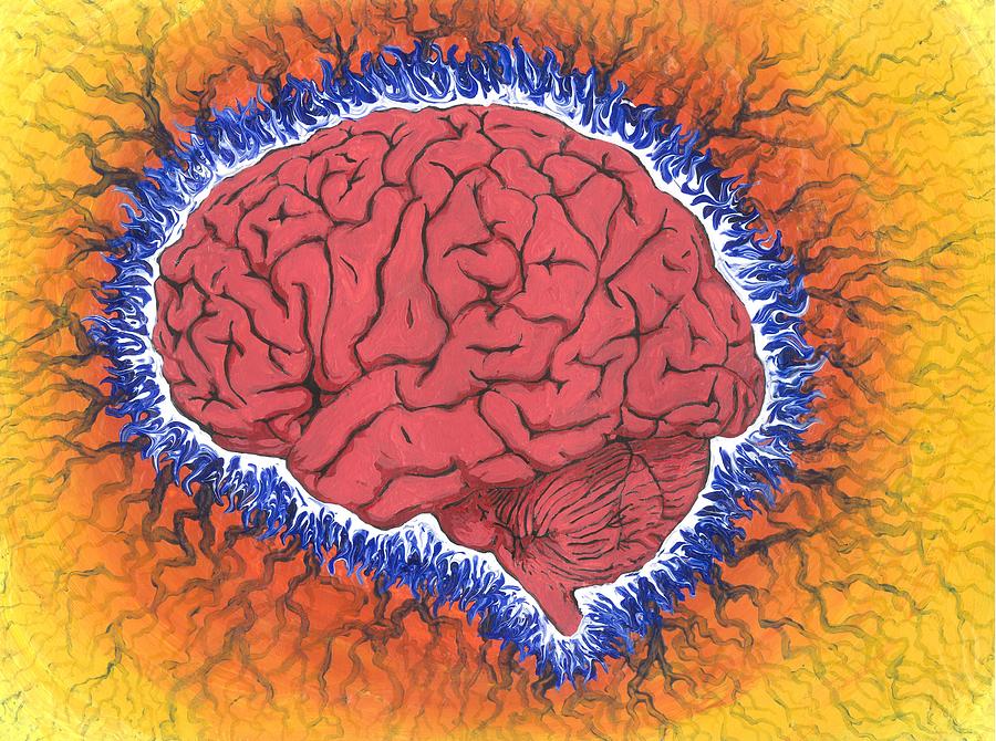 Brain Painting at PaintingValley.com | Explore collection of Brain Painting