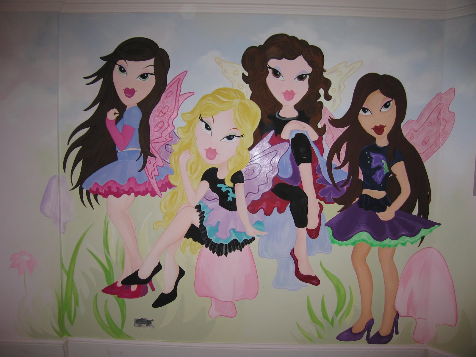 1600x1200 Mural Designs The Muralist June 2012 - Bratz Painting