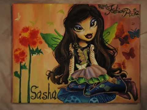 480x360 Bratz Painting Sasha Fashion Pixiez Step By Step - Bratz Painting