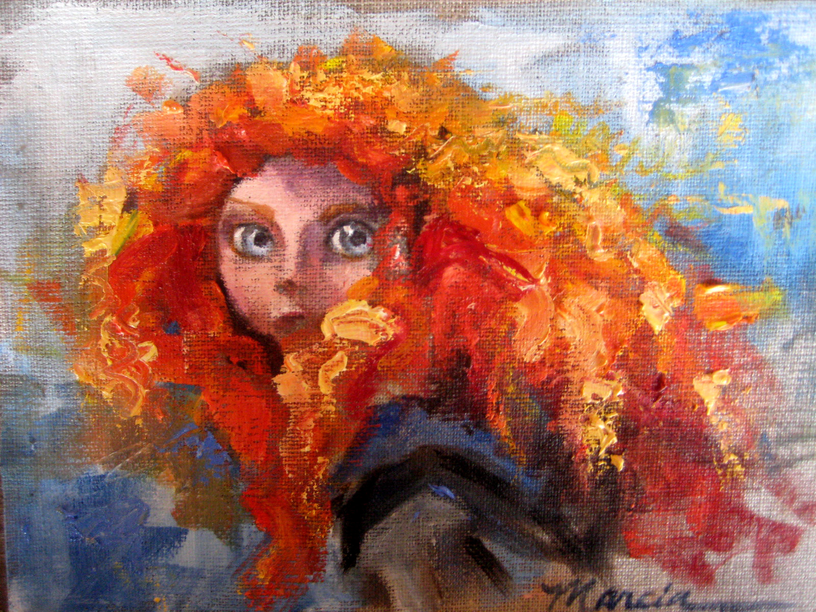 1600x1200 Painting By The Lake Brave Love - Brave Painting