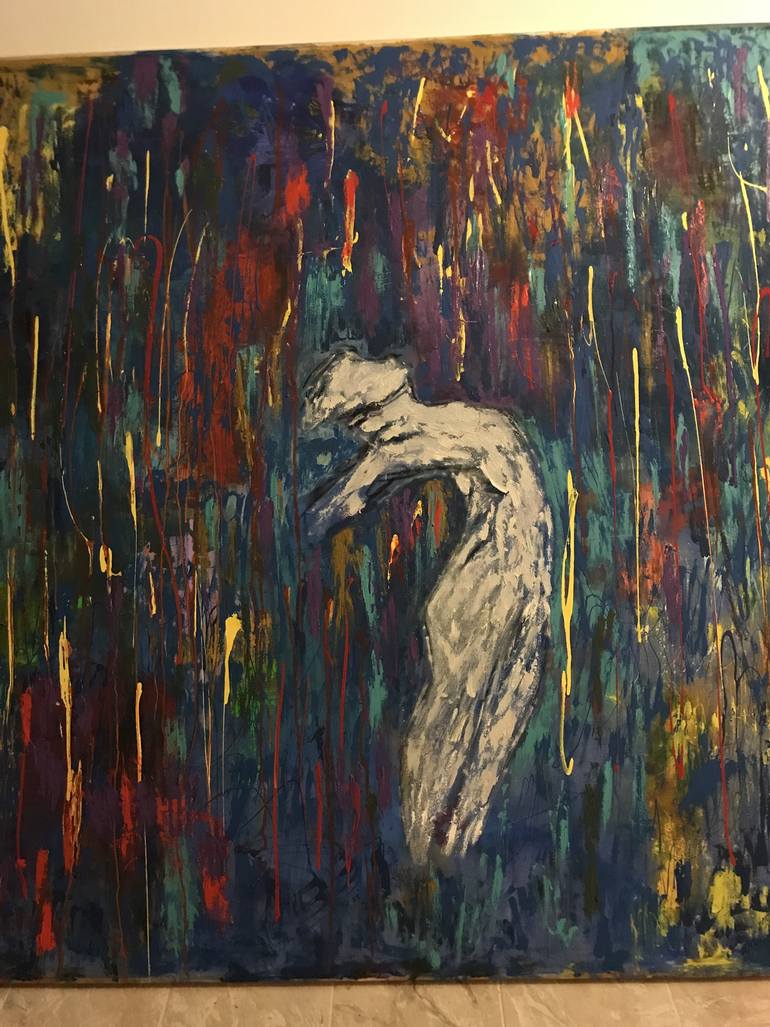 770x1027 Saatchi Art With Brave Wings She Flies Painting By Georgia Eliade - Brave Painting