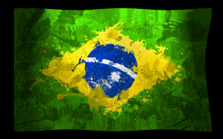 320x200 25 Great Animated Brazil Flag Gifs - Brazil Flag Painting