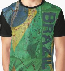 210x230 Brazil Flag Painting Amp Mixed Media Graphic T Shirts Redbubble - Brazil Flag Painting