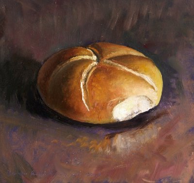 400x379 Postcard From Holland - Bread Painting