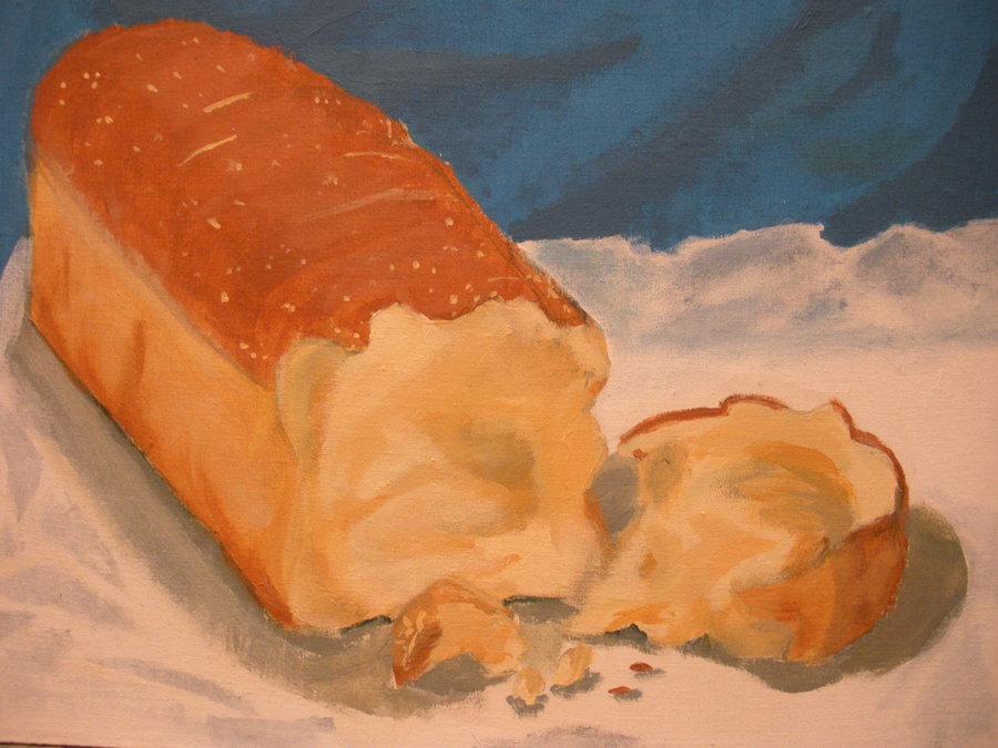 900x675 Bread Painting By Skmayor - Bread Painting