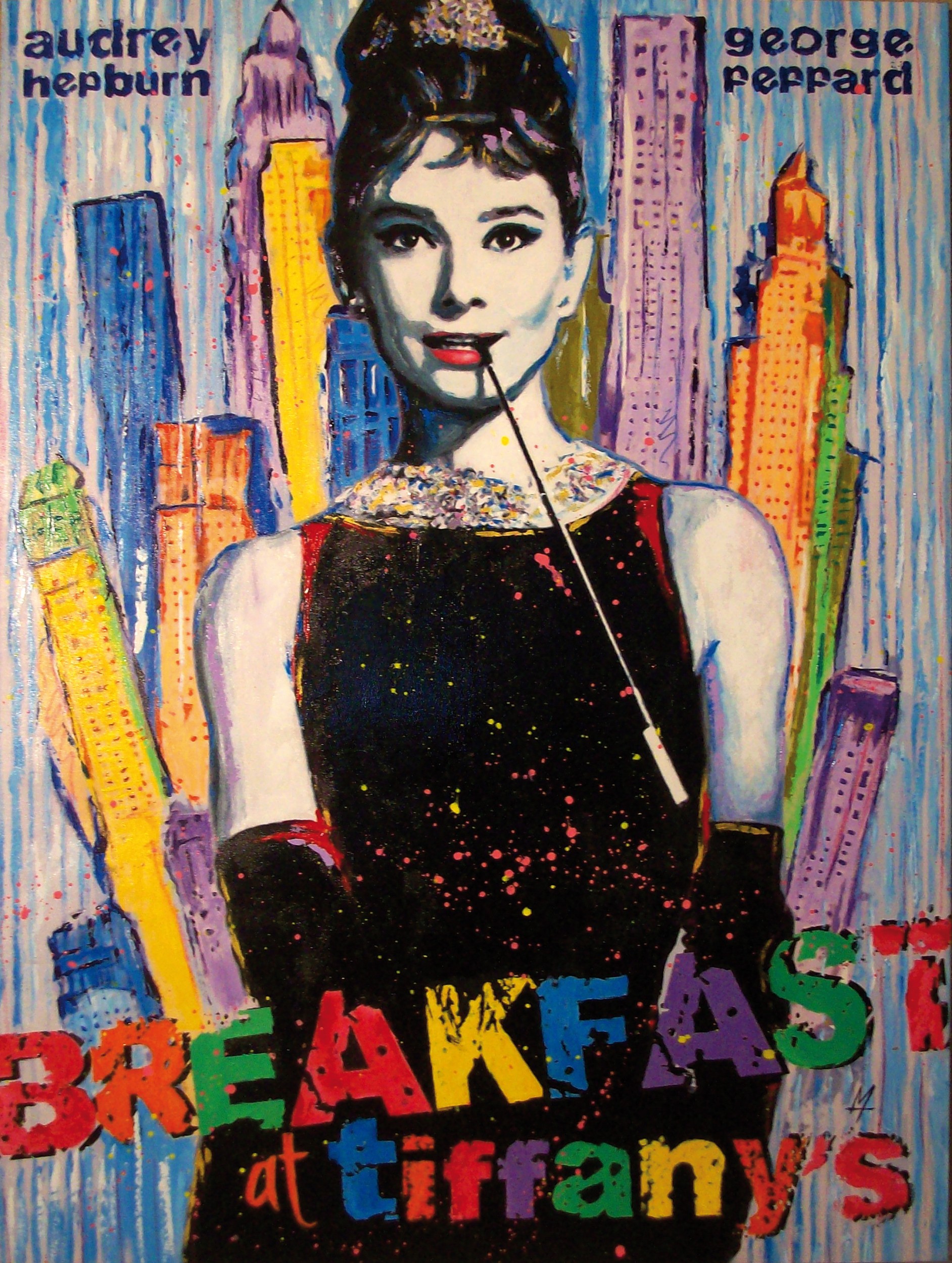 1884x2500 Breakfast - Breakfast At Tiffanys Painting