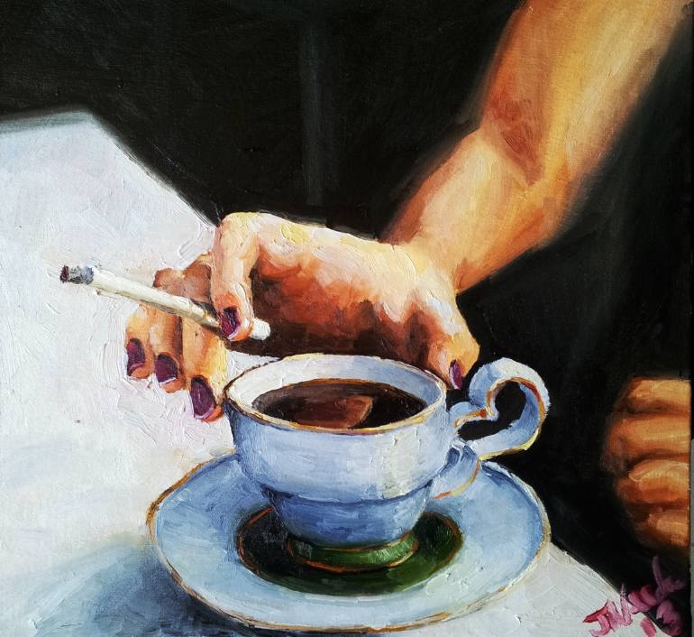 770x706 Saatchi Art Breakfast Painting By James Needham - Breakfast Painting