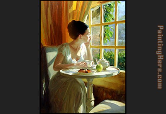 567x391 Vladimir Volegov Sunny Breakfast Painting Anysize 50% Off - Breakfast Painting