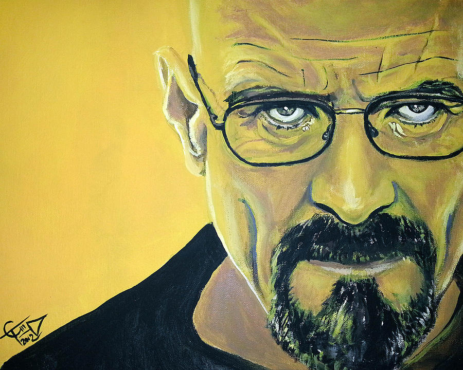900x720 Breaking Bad Painting By Tom Carlton - Breaking Bad Painting