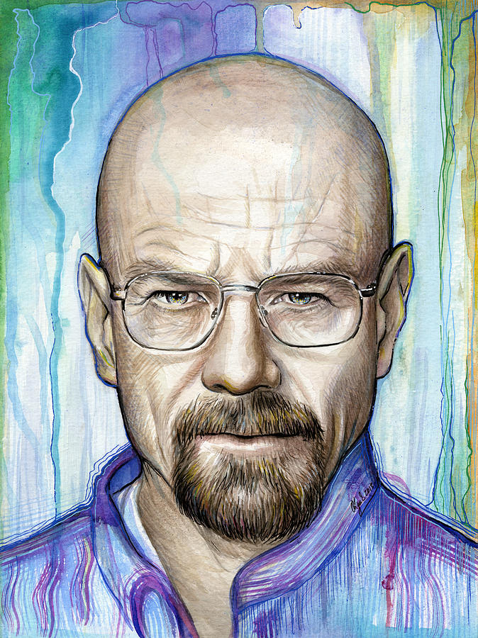 674x900 Walter White - Breaking Bad Painting