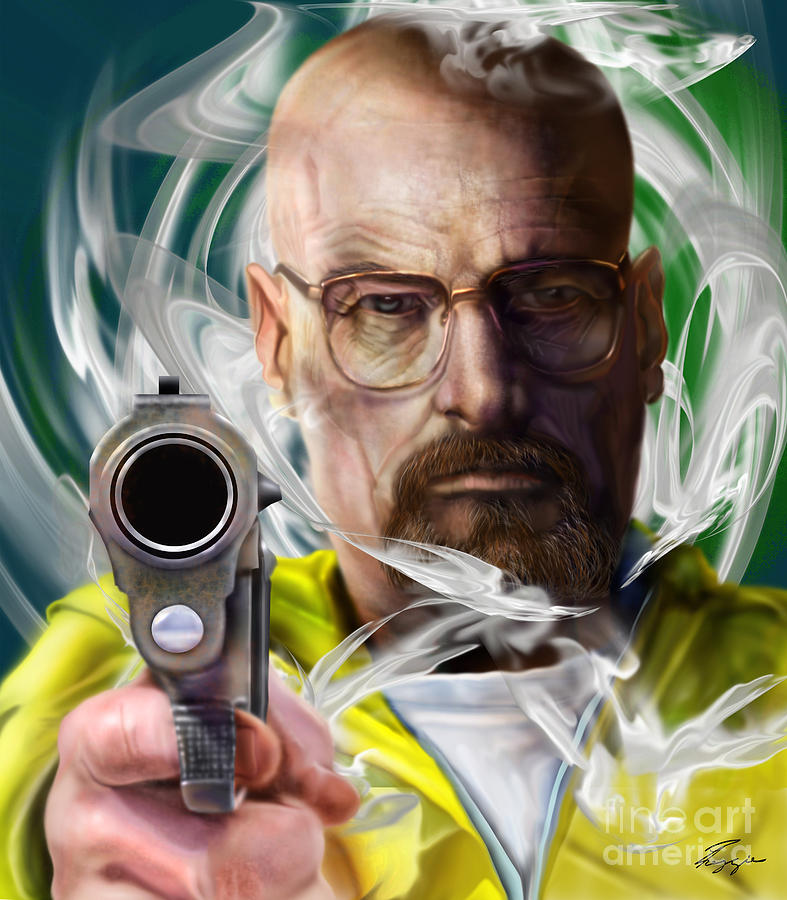 787x900 Yesterday Is Gone And Walter White Is Breaking Bad Painting By - Breaking Bad Painting
