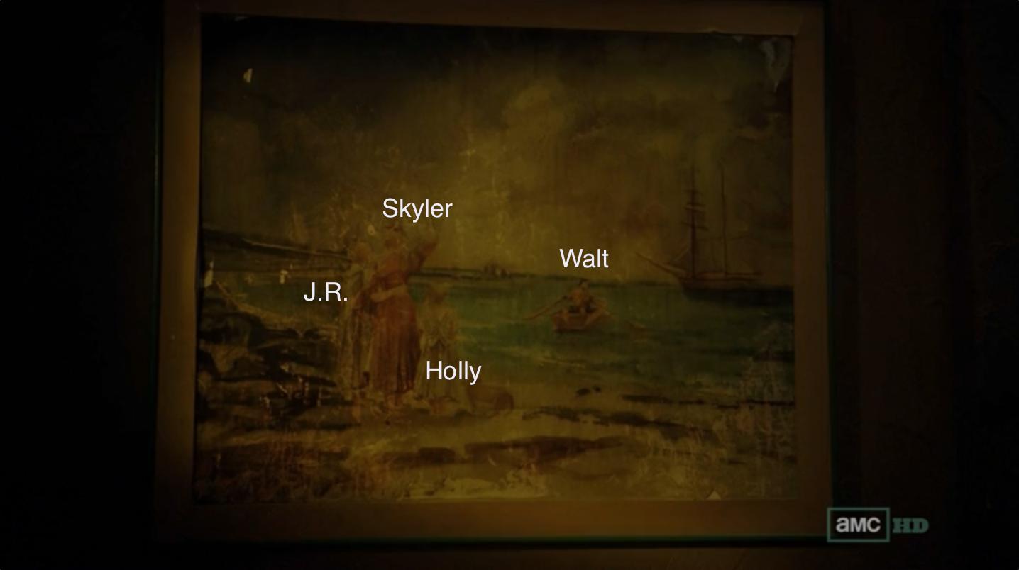 1436x804 My Take On The Painting Walt Is Fascinated With Breakingbad - Breaking Bad Painting Rowboat