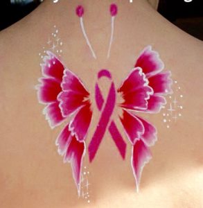 293x300 How To Fundraise For Charity Breast Cancer Month With Face - Breast Cancer Painting