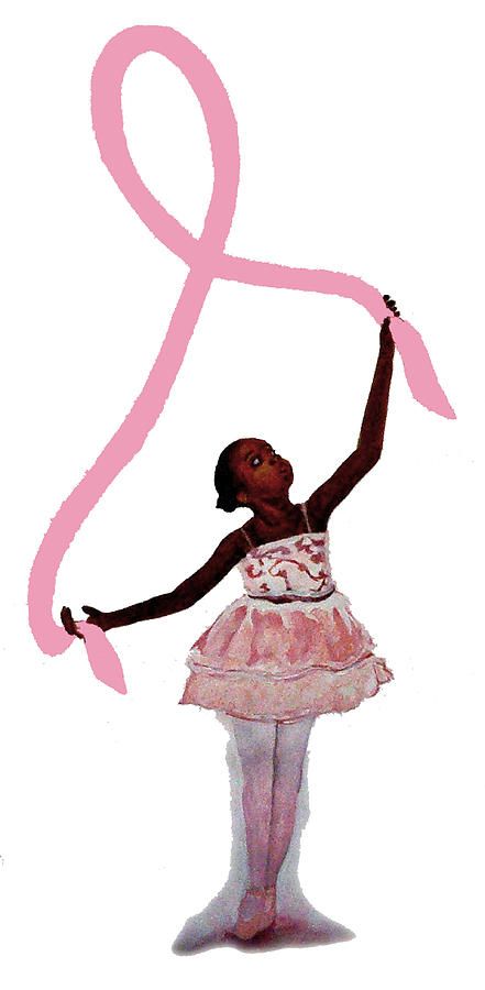 441x900 Breast Cancer Awareness Painting Children Art 1 - Breast Cancer Ribbon Painting