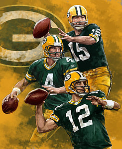 245x300 Brett Favre Paintings Fine Art America - Brett Favre Painting