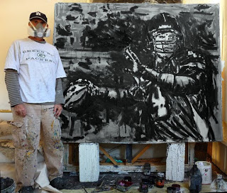 320x272 Minnesota Vikings Quarterback Brett Favre - Brett Favre Painting