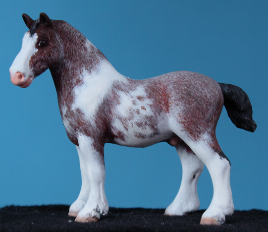 541x468 Tibbp Donation Model Breyer Painted Vaulting Horse By Arcadian7 - Breyer Horse Painting
