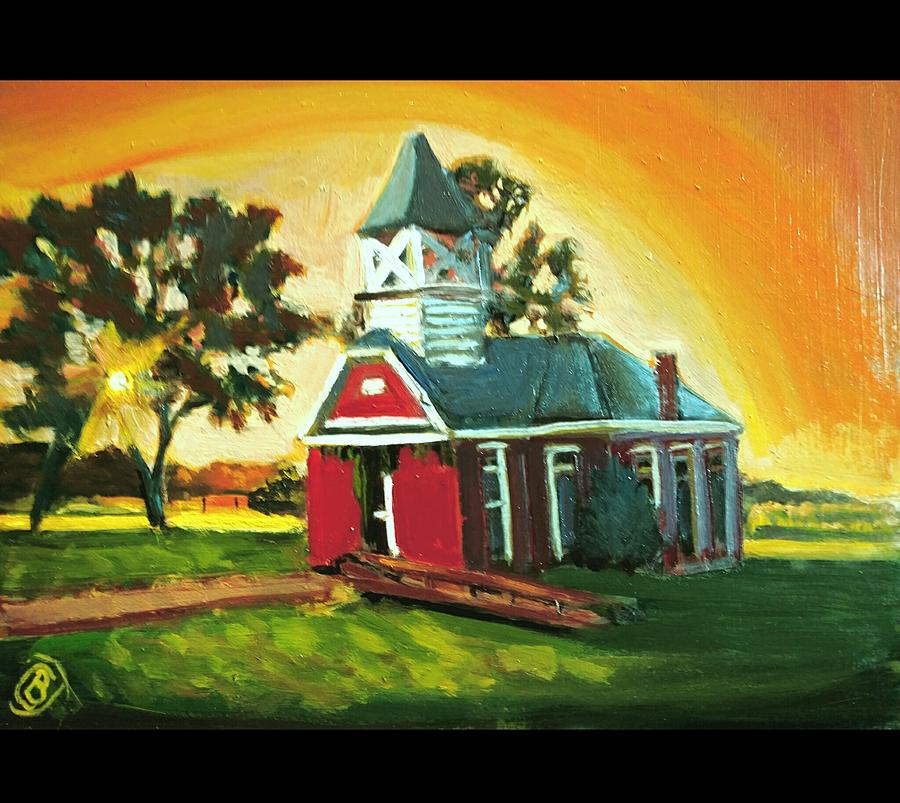 900x803 The Bricks And Mortar Of Yesterday Painting By Brian Johnson - Brian Johnson Painting