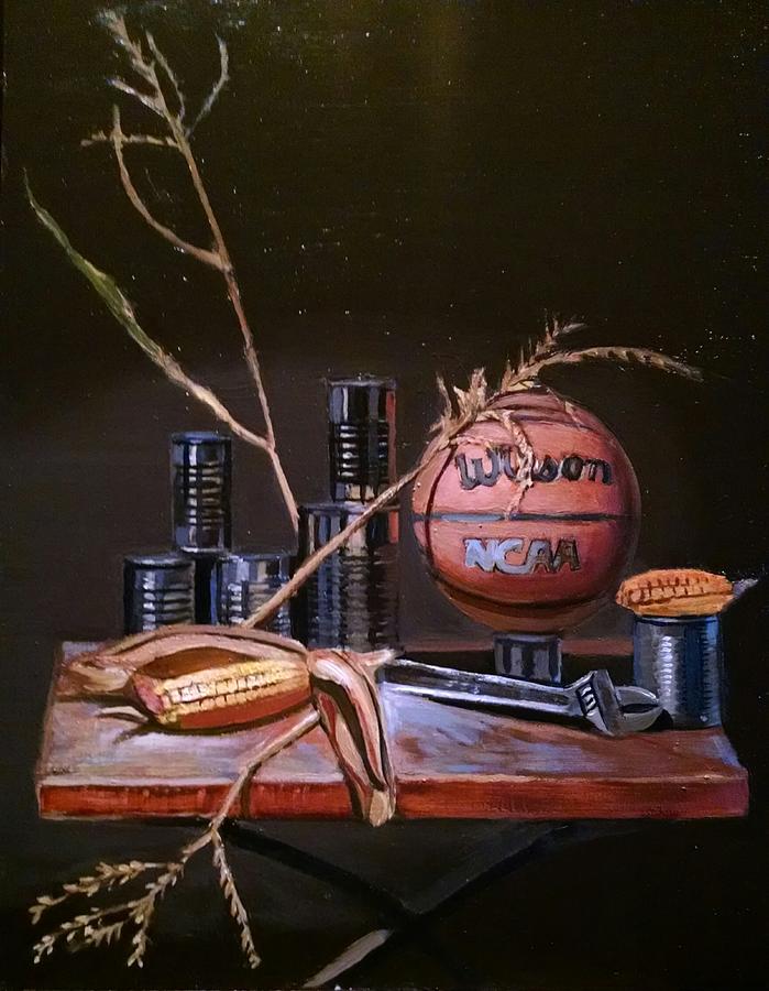 699x900 Austin, Indiana In Objects Painting By Brian Johnson - Brian Johnson Painting