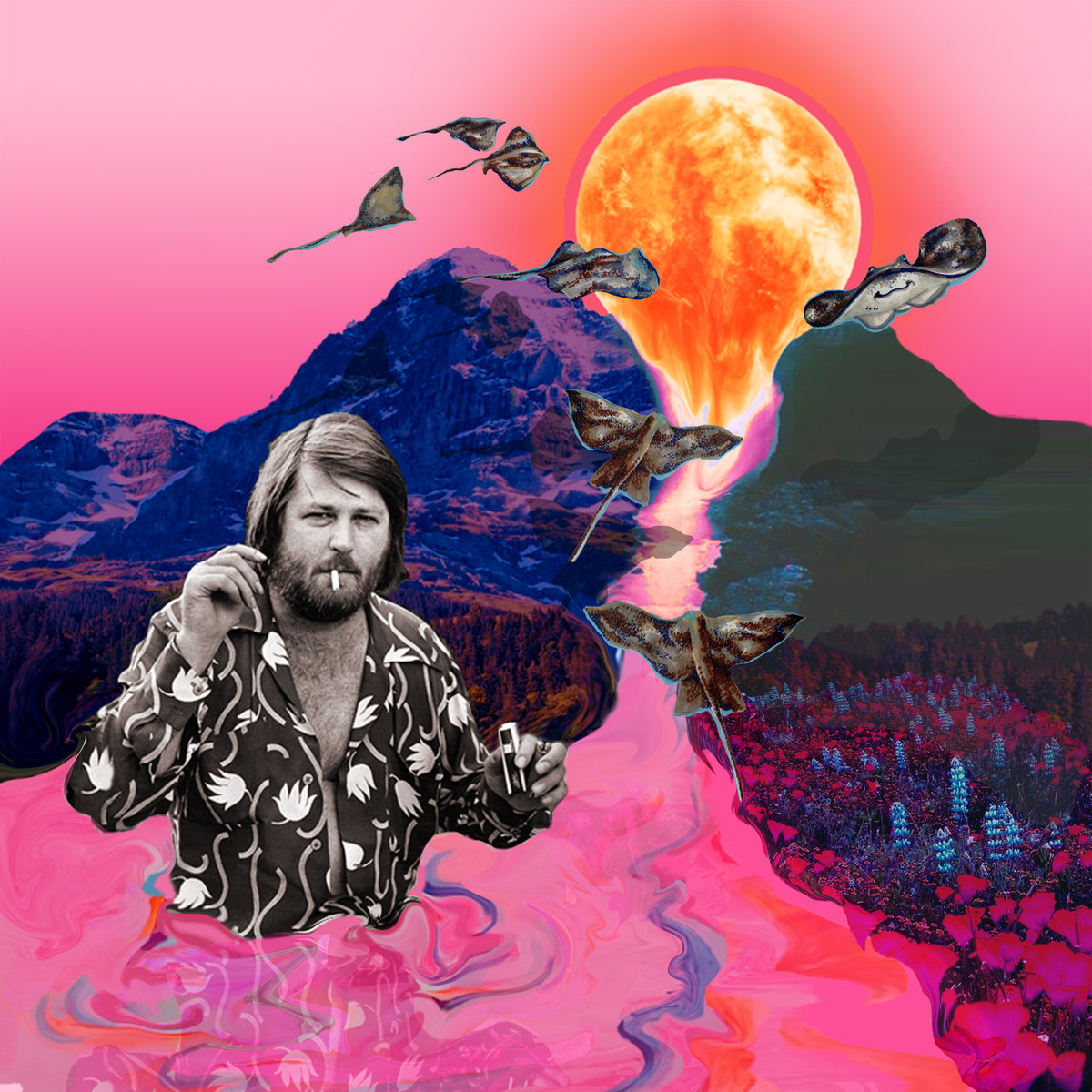 1200x1200 Brian Wilson Is Still Alive (Single Version) Itchy Teeth - Brian Wilson Painting