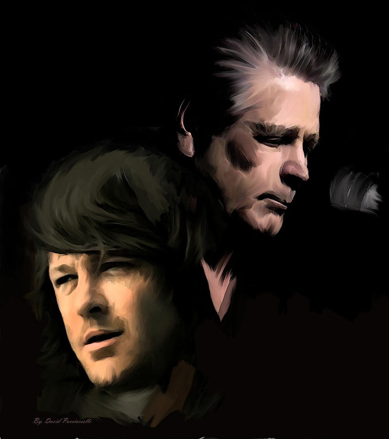799x900 Soulful Genius Brian Wilson Painting By Iconic Images Art Gallery - Brian Wilson Painting