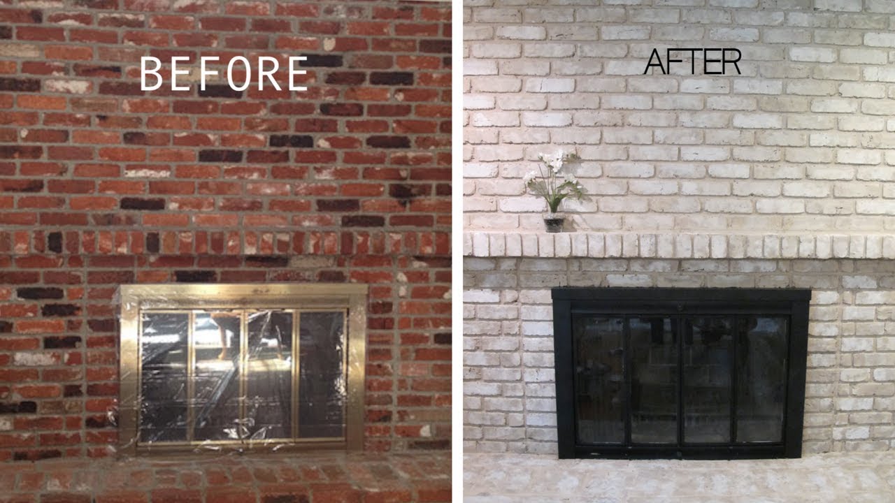1280x720 I Painted My Brick Fireplace 5 Years Later - Brick Painting