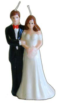 205x360 Painted Colour Candles, Magic Spells, And Spiritual Supplies - Bride And Groom Painting