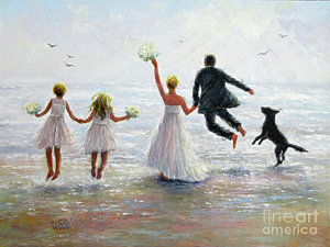 300x225 Bride And Groom Paintings Fine Art America - Bride And Groom Painting