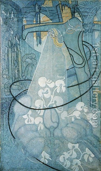 357x600 Bride Of Christ Johann Thorn Prikker Reproduction 1st Art Gallery - Bride Of Christ Painting